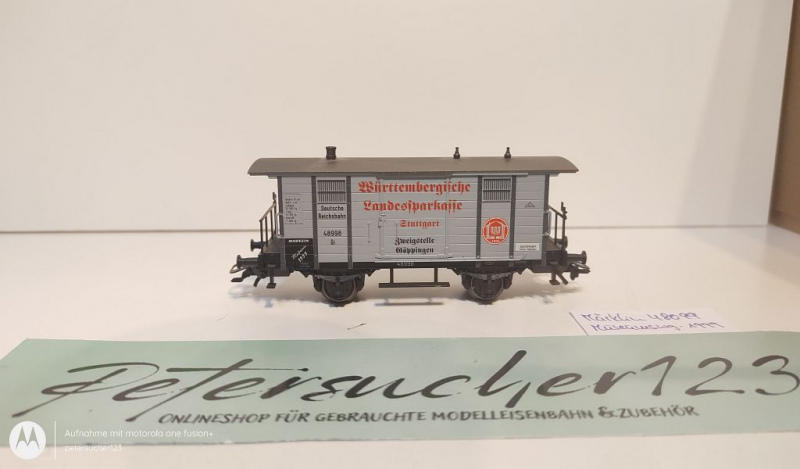 Märklin H0 AC 48099 ged. Güterwagen "Würt. Landesspark." Museum 1999 / NEM / DRG
