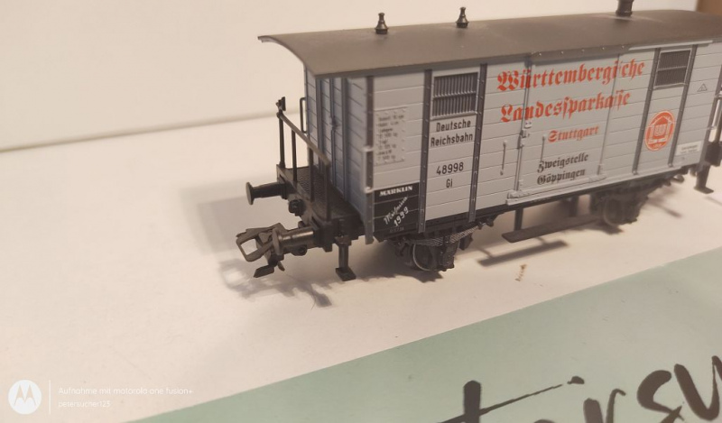 Märklin H0 AC 48099 ged. Güterwagen "Würt. Landesspark." Museum 1999 / NEM / DRG