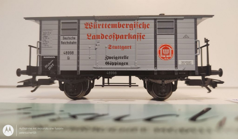 Märklin H0 AC 48099 ged. Güterwagen "Würt. Landesspark." Museum 1999 / NEM / DRG