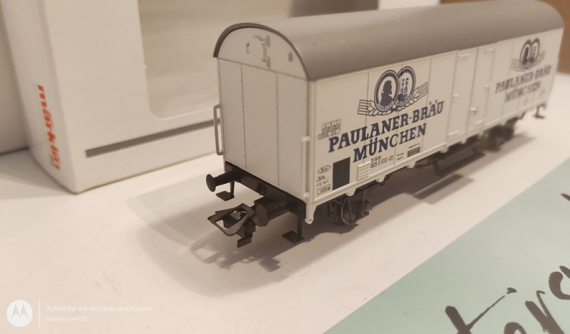 Märklin H0 AC 46280 Bierwagen "Paulaner-Bräu" / Insider JW 2021 / K / DB / OVP weiß
