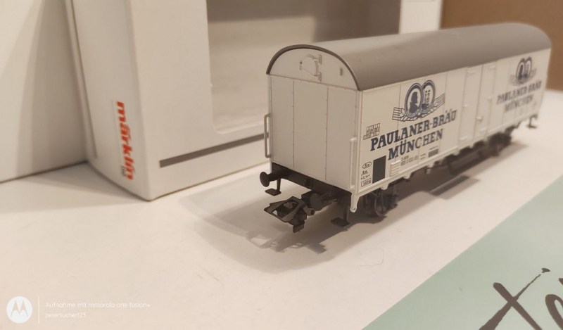Märklin H0 AC 46280 Bierwagen "Paulaner-Bräu" / Insider JW 2021 / K / DB / OVP weiß