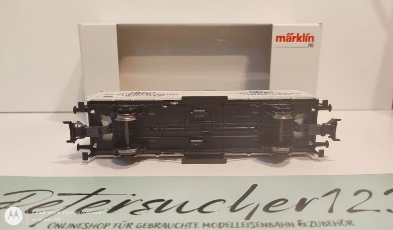 Märklin H0 AC 46280 Bierwagen "Paulaner-Bräu" / Insider JW 2021 / K / DB / OVP weiß