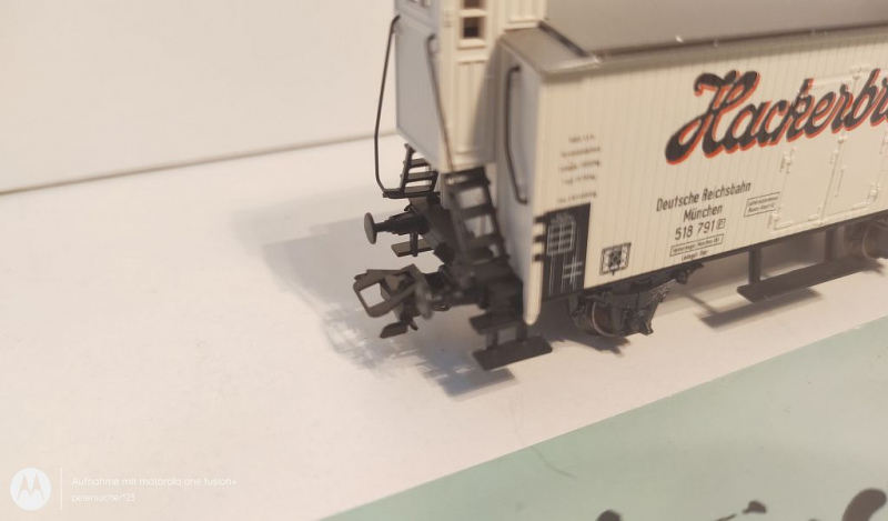 Märklin H0 AC 48301 Bierwagen "Hackerbräu" 19. Int MoBa Muc 2001 / NEM / DRG