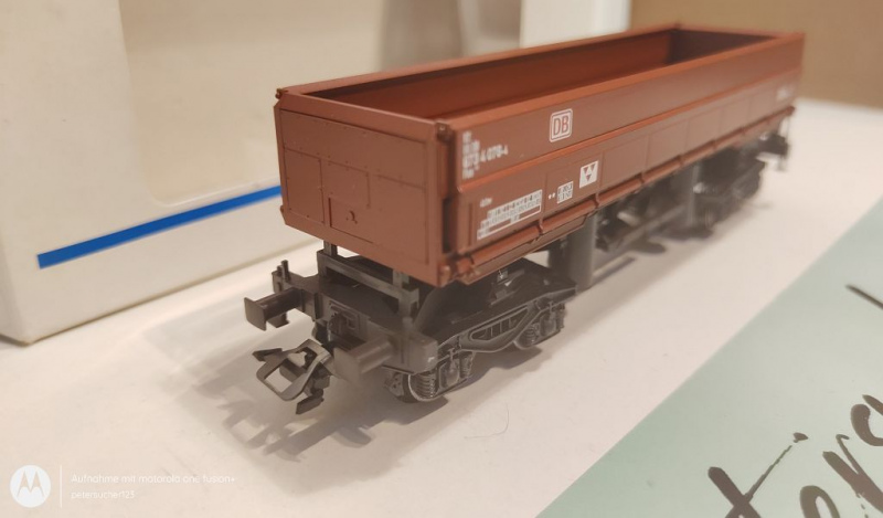 Märklin H0 AC 48450 Schüttgut Kippwagen / K / DB / OVP weiß