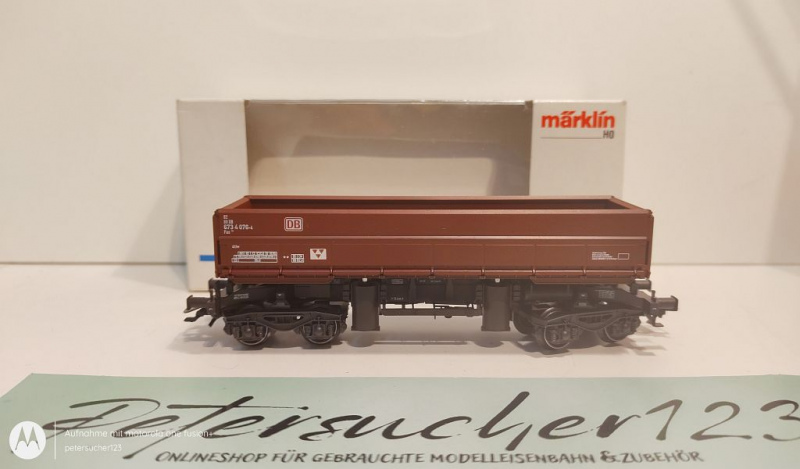 Märklin H0 AC 48450 Schüttgut Kippwagen / K / DB / OVP weiß