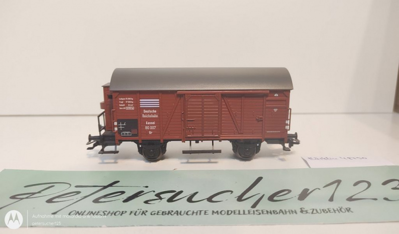 Märklin H0 AC 48750 ged. Güterwagen mit Bremserhaus / 80 007 / NEM / DRG