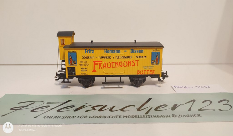 Märklin H0 AC 4891 gedeckter Güterwagen "Frauengunst" / NEM