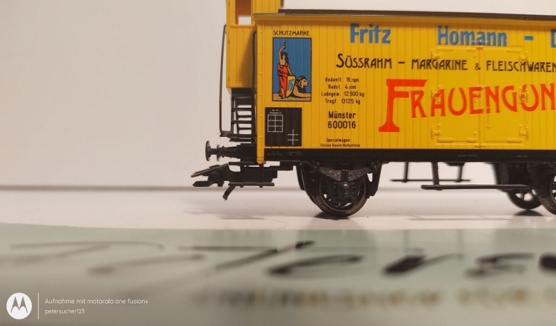 Märklin H0 AC 4891 gedeckter Güterwagen "Frauengunst" / NEM