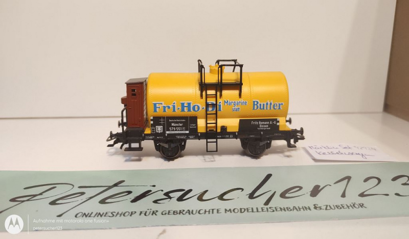 Märklin H0 AC 48924 Kesselwagen Brmshs "Fri-Ho-Di" aus Set "Fritz Homann Dissen" / DRG