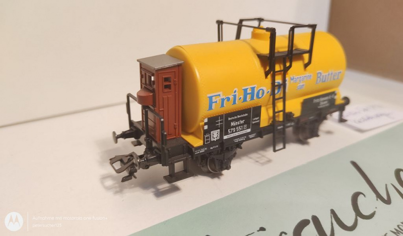 Märklin H0 AC 48924 Kesselwagen Brmshs "Fri-Ho-Di" aus Set "Fritz Homann Dissen" / DRG