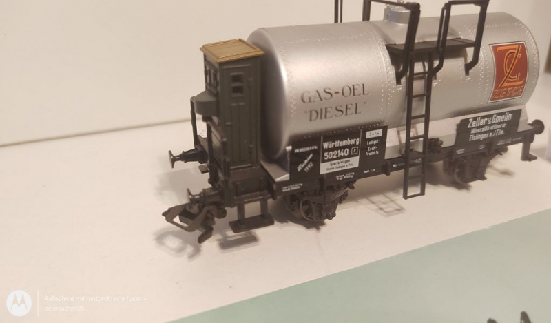 Märklin H0 AC 84792 Kesselwagen mit Bremserhaus "Zeller & Gmelin" Museum 1992
