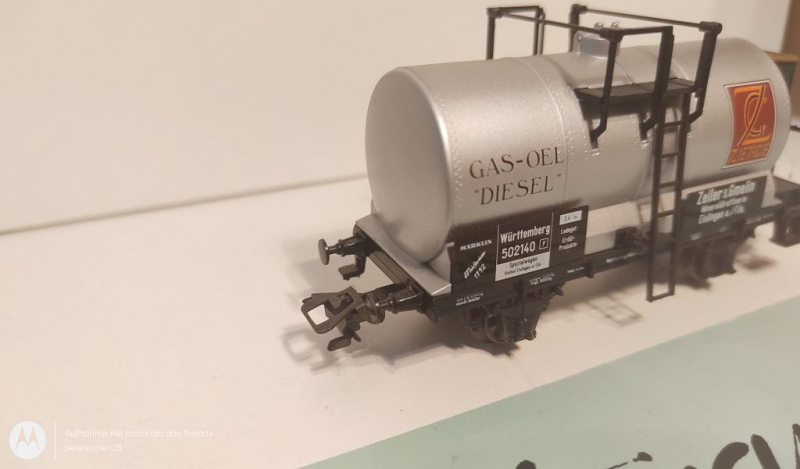Märklin H0 AC 84792 Kesselwagen mit Bremserhaus "Zeller & Gmelin" Museum 1992