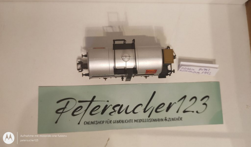 Märklin H0 AC 84792 Kesselwagen mit Bremserhaus "Zeller & Gmelin" Museum 1992