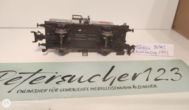 Märklin H0 AC 84792 Kesselwagen mit Bremserhaus "Zeller & Gmelin" Museum 1992