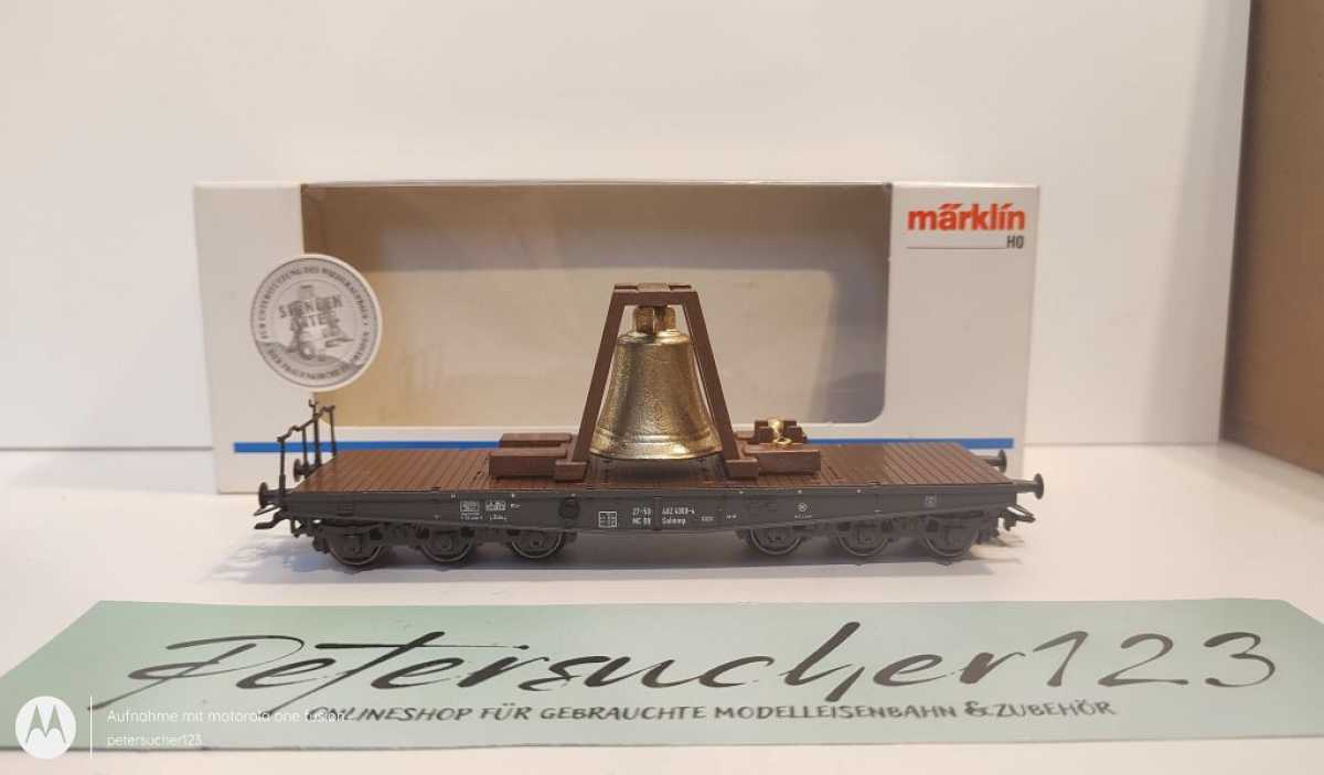 Märklin H0 AC 84866 Schwerlastwagen Messing-Glocke Dresden / NEM / DR / OVP