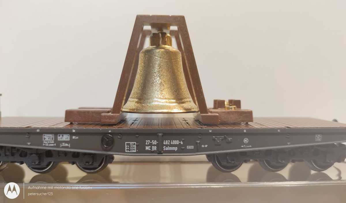 Märklin H0 AC 84866 Schwerlastwagen Messing-Glocke Dresden / NEM / DR / OVP