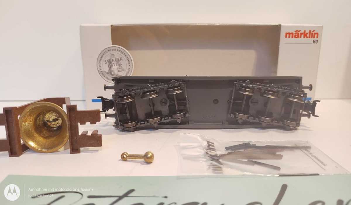 Märklin H0 AC 84866 Schwerlastwagen Messing-Glocke Dresden / NEM / DR / OVP