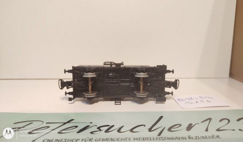 Märklin HAMO H0 AC 8474 Kesselwagen mit Bremserhaus  "D.A.P.G." / K.W.St.E.