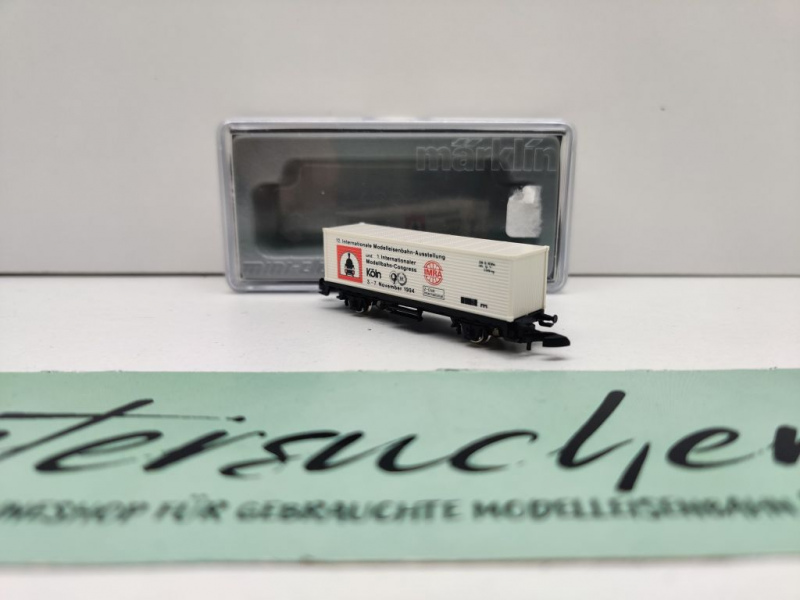 Märklin Z DC Containerwagen "12. IMA & 1. IMC Köln" 1994 / Htt12 / DB / ErsatzVP