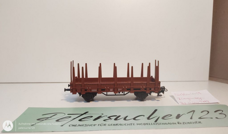 Märklin H0 AC ESO-02217 Rungenwagen / Kls 443 / K / DB