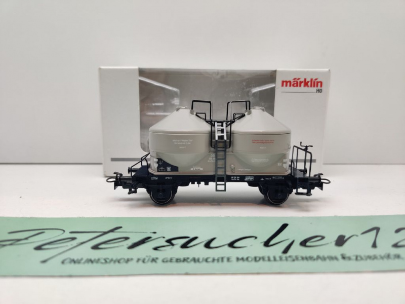Märklin H0 AC 00756-02 Silowagen / Ucs54Kds / NEM / DB / OVP weiß