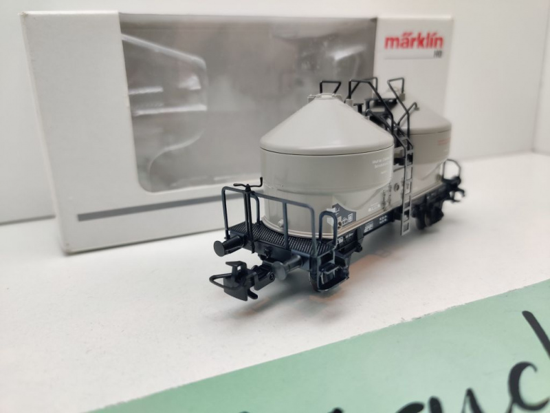 Märklin H0 AC 00756-02 Silowagen / Ucs54Kds / NEM / DB / OVP weiß