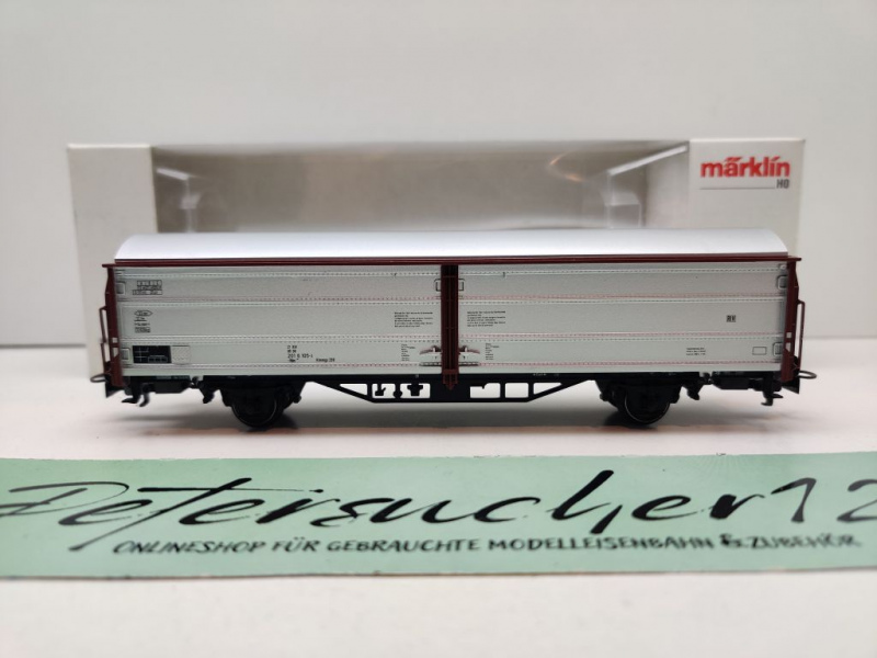 Märklin H0 AC 00759-20 Schiebewandwagen Klmmgs Hbis299 NEM / DB / OVP weiß