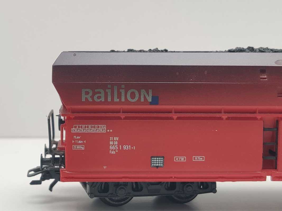 Märklin H0 AC 00757-13 Selbstentladewagen Fals176 aus Set / NEM / DB