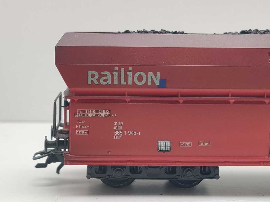 Märklin H0 AC 00757-16 Selbstentladewagen Fals176 aus Set / NEM / DB