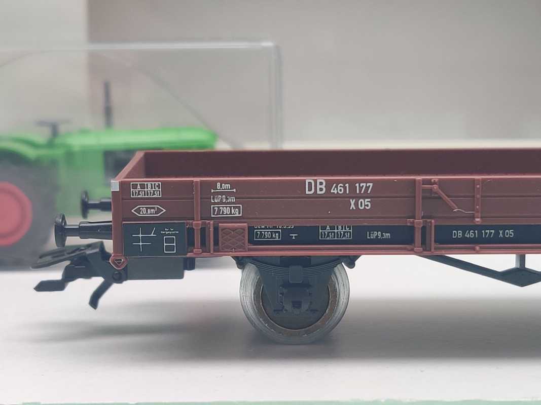 Märklin H0 00761-09 Niederbordwagen "Deutz" X05 / NEM / DB / OVP weiß
