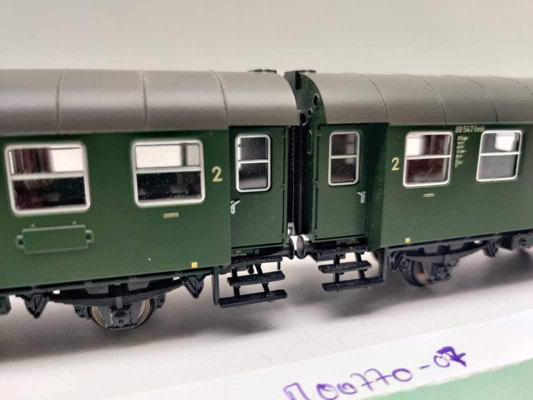 Märklin H0 AC 00770-07 Umbauwagen-Paar 13+14 B3yge aus Display / NEM / DB