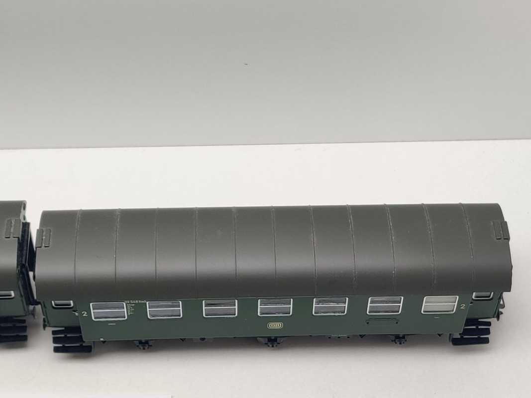 Märklin H0 AC 00770-07 Umbauwagen-Paar 13+14 B3yge aus Display / NEM / DB