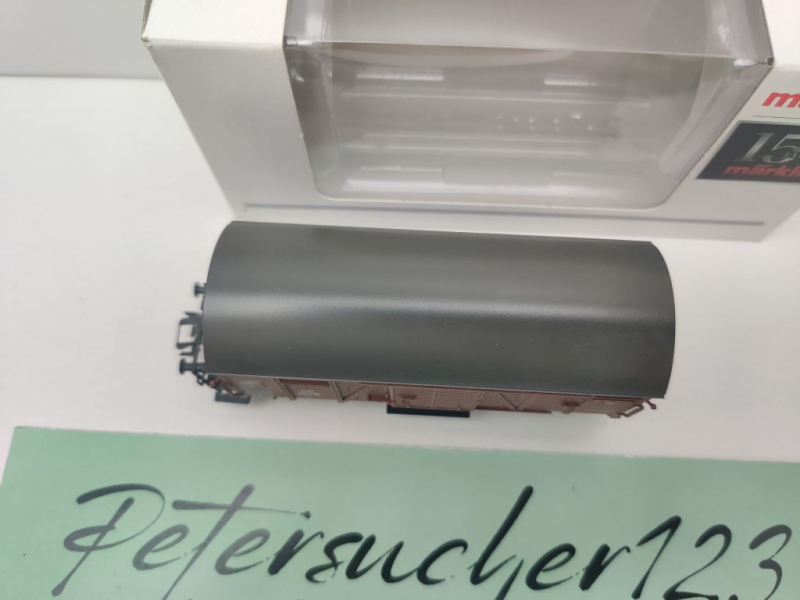 Märklin H0 AC 00773-12 gedeckter Güterwagen "Oppeln" Gmrs30 / NEM / DB / OVP weiß