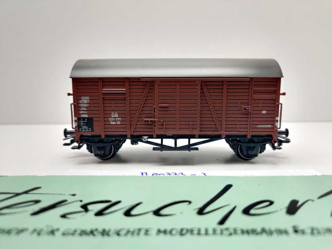 Märklin H0 AC 00773-03 gedeckter Güterwagen Gms30 Oppeln aus Display / NEM / DB