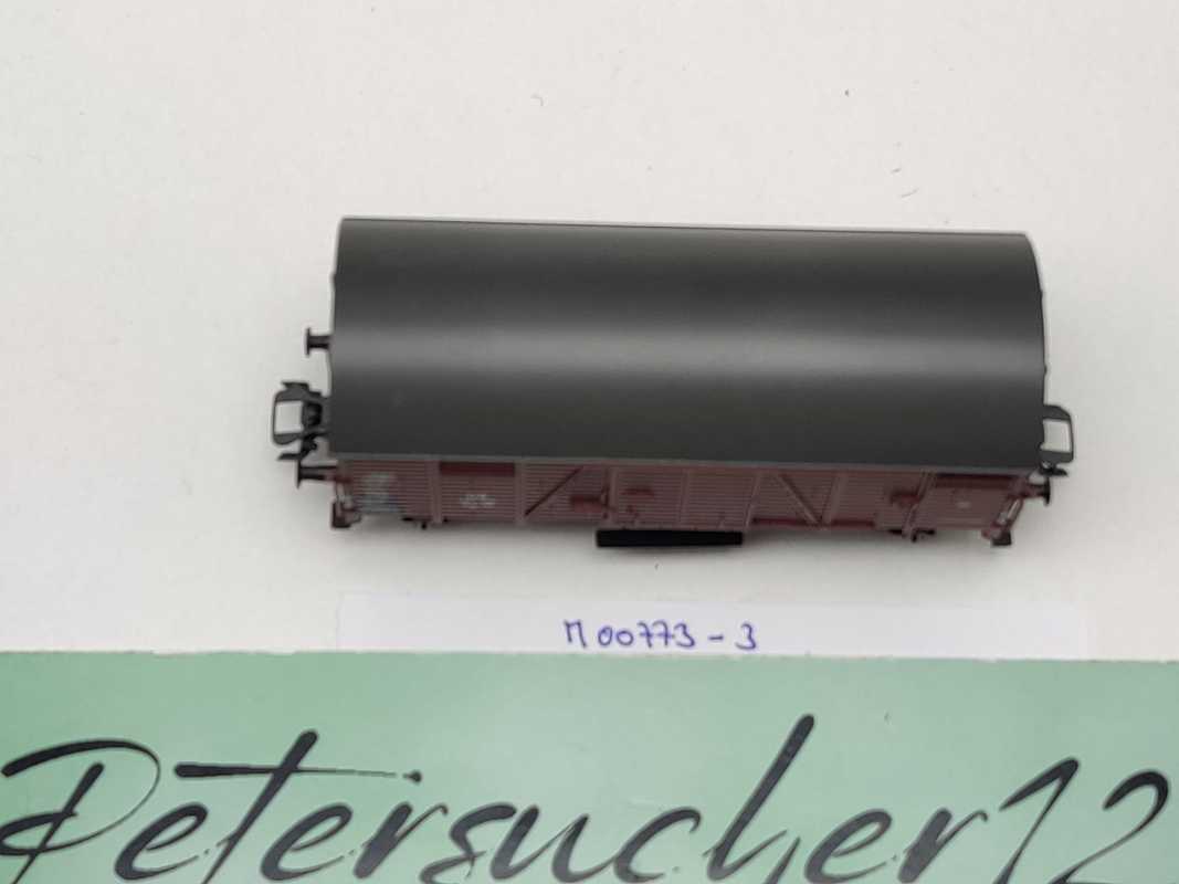 Märklin H0 AC 00773-03 gedeckter Güterwagen Gms30 Oppeln aus Display / NEM / DB