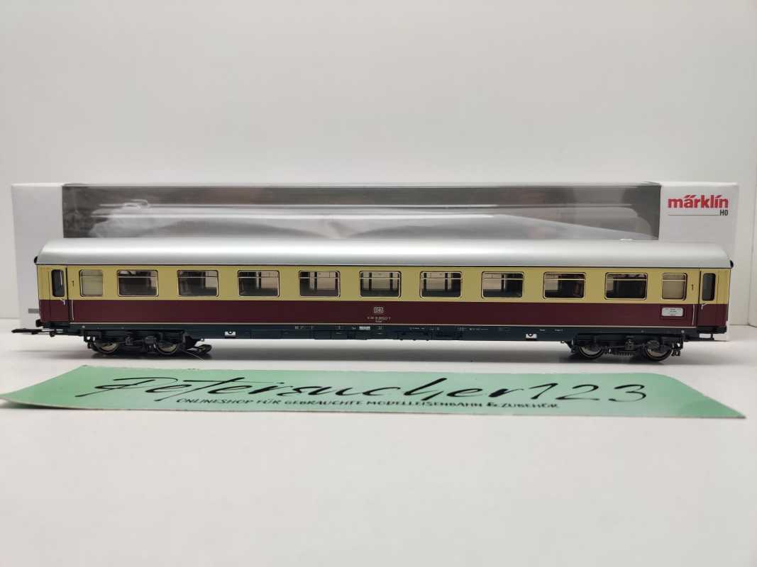 Märklin H0 AC 00776-03 TEE-Abteilwagen 1.Kl Avüm111 Licht aus Set / NEM / DB / OVP