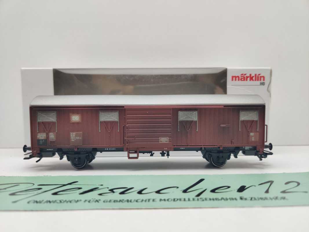 Märklin H0 47329 / zweiachsiger gedeckter Güterwagen der Bauart Gbs 254 / DB