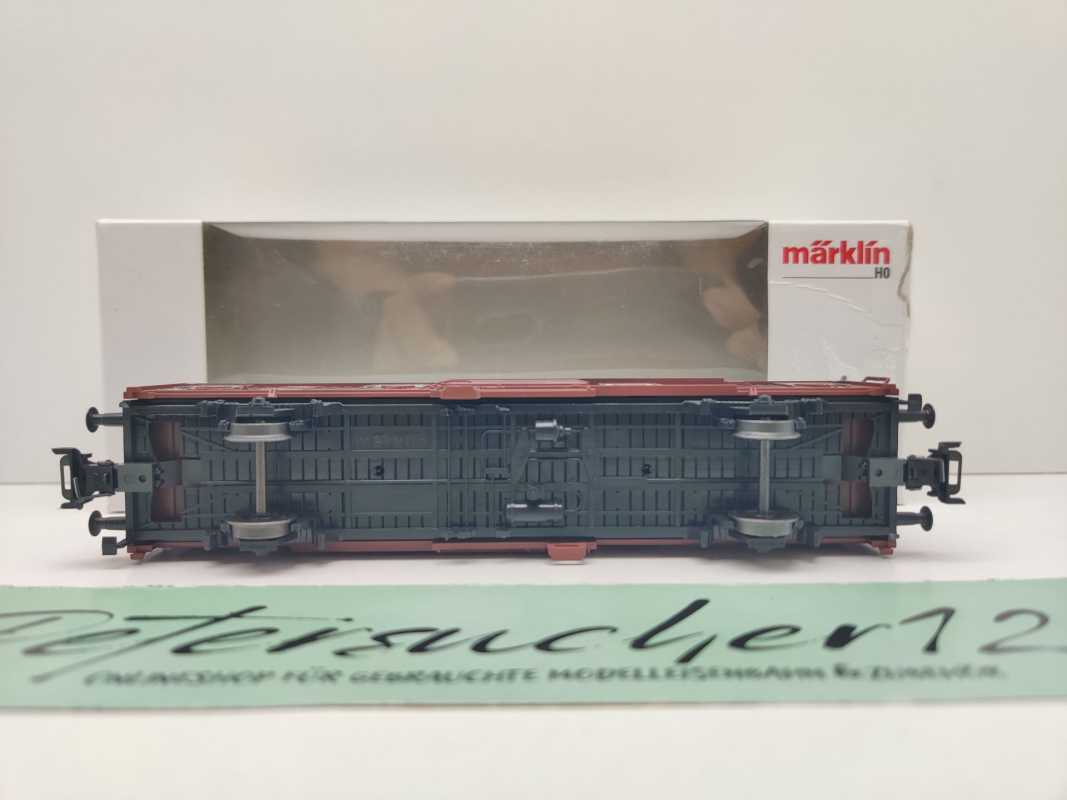 Märklin H0 00779-09 Spundwandwagen 125-9 Gbks256 aus Display / NEM / DB / OVP