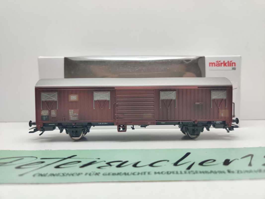 Märklin H0 00779-10 Spundwandwagen 215-8 Gbks256 aus Display / NEM / DB / OVP