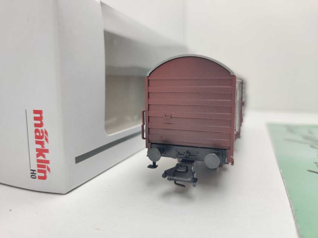 Märklin H0 00779-10 Spundwandwagen 215-8 Gbks256 aus Display / NEM / DB / OVP