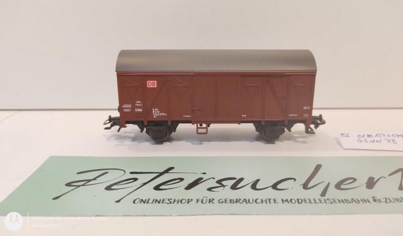 Märklin H0 AC 01 80 124 0 079-4 ged. Güterwagen / GS 213 / DB