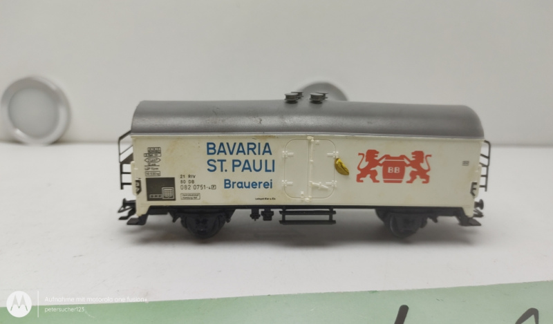 Märklin H0 AC  0820751-4 Gedeckter Güterwagen Bavaria St.Pauli Brauerei  / DB