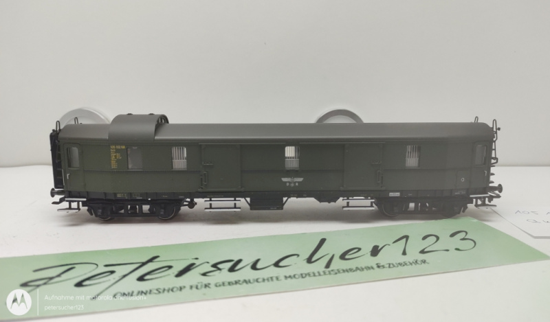Märklin H0 AC 105 102 Gepäckwagen / Grün / Nem / KK