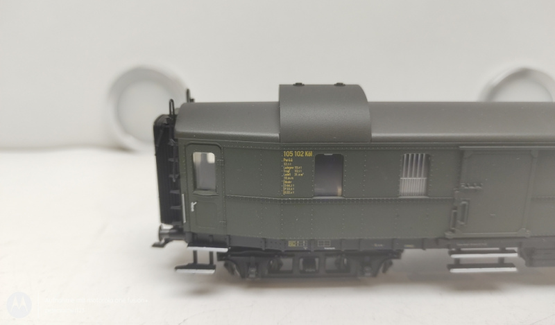 Märklin H0 AC 105 102 Gepäckwagen / Grün / Nem / KK