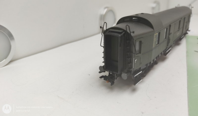 Märklin H0 AC 105 102 Gepäckwagen / Grün / Nem / KK
