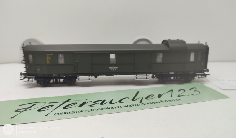 Märklin H0 AC 105 102 Gepäckwagen / Grün / Nem / KK