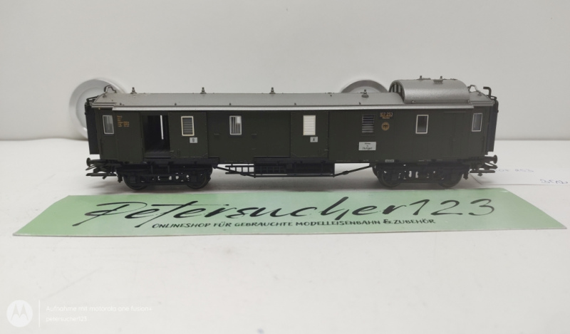 Märklin H0 AC 107253 Gepäckwagen / Grün / DB / Schiebetüren