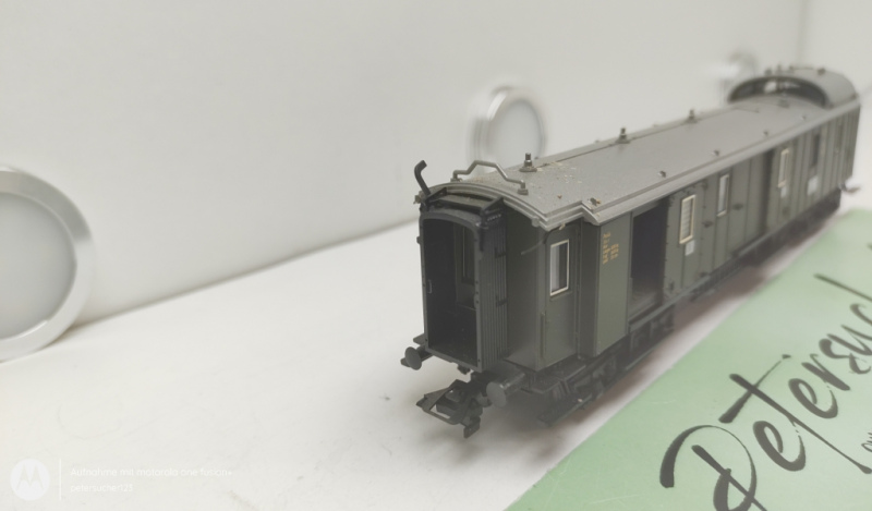 Märklin H0 AC 107253 Gepäckwagen / Grün / DB / Schiebetüren