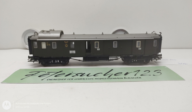 Märklin H0 AC 107253 Gepäckwagen / Grün / DB / Schiebetüren
