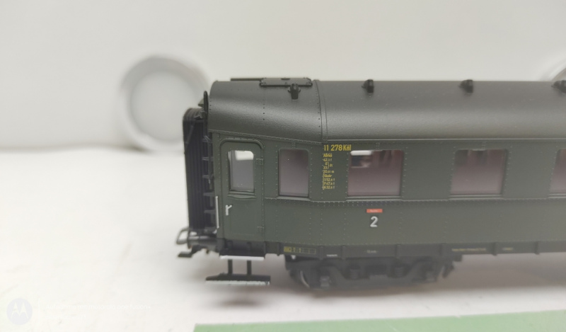 Märklin H0 AC 11278 Personenwagen / DR / 1.+ 2.Kl. / Grün / Nem / KK